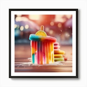 Ice Pops Art Print