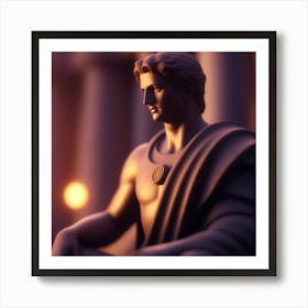 Statue Stock Videos & Royalty-Free Footage Art Print