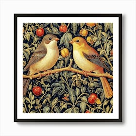 Birds On A Branch Art 25 Art Print