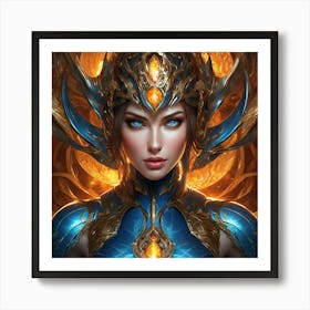 Elven Warrior ds Art Print