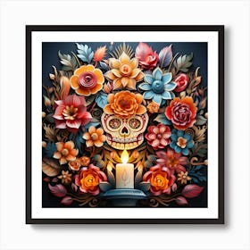 Day Of The Dead 3 Art Print