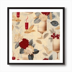 Vases And Flowers Poster