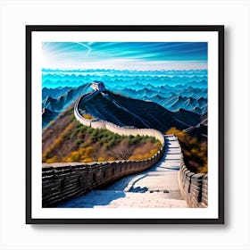 Great Wall Of China Art Print