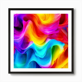 Colorful Abstract Background Art Print