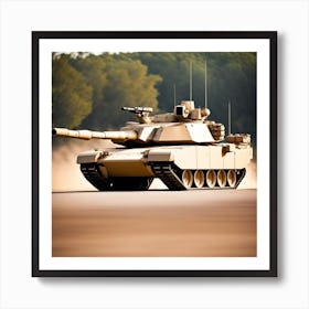 M1 Abrams tank Art Print