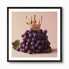 Crown Of Grapes Art Print