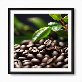 Coffee Beans 99 Art Print