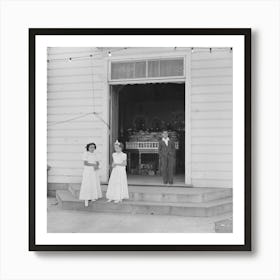 Untitled Photo, Possibly Related To Sociedade Do Espirito Santo (Ses) Hall On Fiesta Of The Holy Ghost Day Art Print