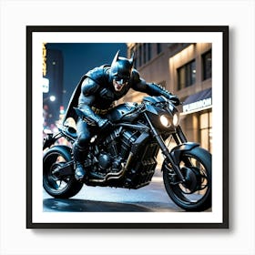 Batman hj The Dark Knight Rises Art Print