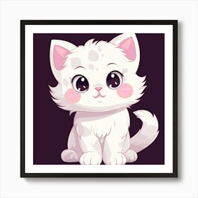 cute kitten 1 Art Print