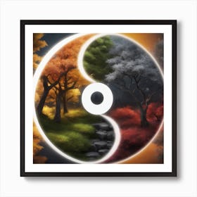 Yin Yang 1 Art Print