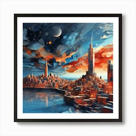 Cityscape Art Print