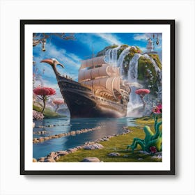 Ship Of Wonders Art Print