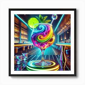 Multiverse Mojito Art Print