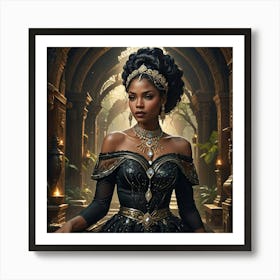 Princess And The Frog Art Print