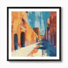 Marrakech Street 1 Art Print