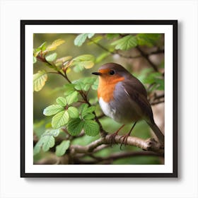 Robin 2 Gigapixel Hq Scale 6 00x Art Print