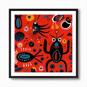 Flies And Bugs Art Print