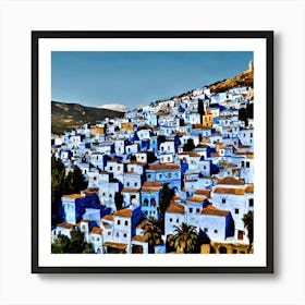 Chefchaouen, Morocco Art Print