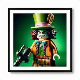 Mad Hatter from Batman in Lego style 2 Art Print