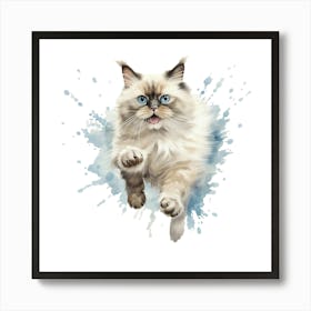 Chubby Cat Art Print