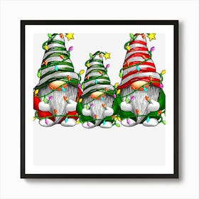 Christmas Gnome Cute Gnomies Merry Christmas Men Women Kids Art Print