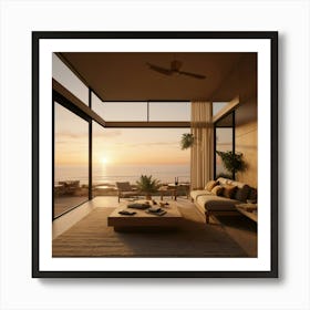 Modern Living Room 1 Art Print