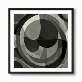 Abstract Circles 21 Art Print