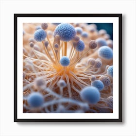 Close Up Of A Mushroom Art Print