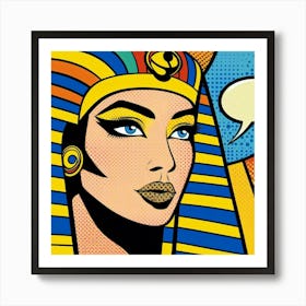 Pop Egyptian Yara Lush Art Print