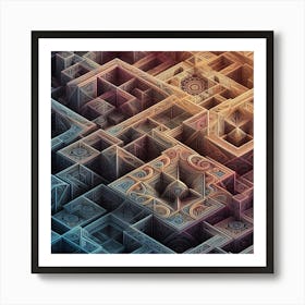 Maze 1 Art Print