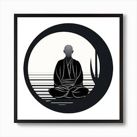 Buddha In Meditation Art Print