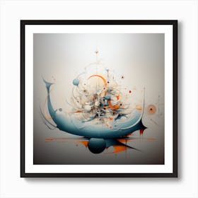 Abstract And Surreal Art Series By Csaba Fikker 021 Art Print