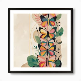 Butterfly Garden Art Print