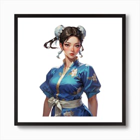 Chinese Girl Art Print