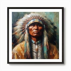 Indian Chief Art Print