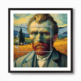 Gogh'S Self Portrait Art Print