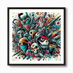 Doodle Art Art Print