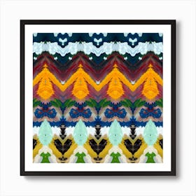 Colorful paint Pattern. Abstract artwork. Art Print