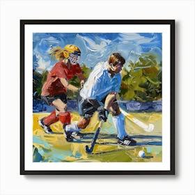 Field Hockey 6 Art Print