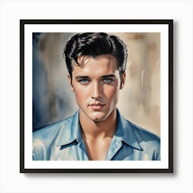 Memphis Icon Elvis Presley Art Print