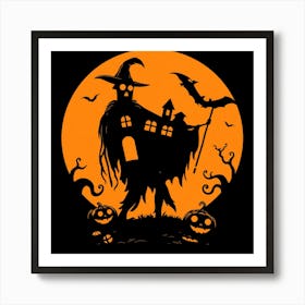 Halloween Witch 1 Art Print