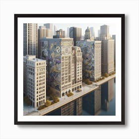 Chicago River Art Print