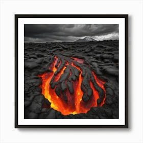 Lava Flow 6 Art Print