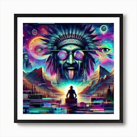 Psychedelic Art 37 Art Print