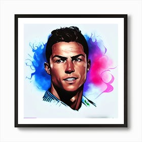 Ronaldo Portrait Art Print