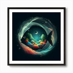 Fish In The Ocean Art Print