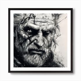 Witcher Wild Hunt Art Print