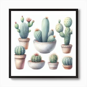 Cactus 7 Art Print