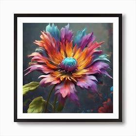 Colorful Flower 1 Art Print